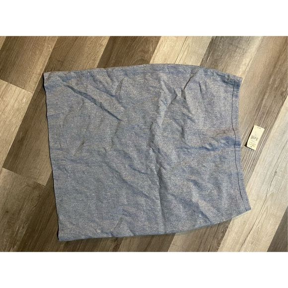 Banana Republic NWT Silk/Linen Blend Blue Textured Pencil Skirt, Sz 14, MSRP $88 - Picture 4 of 11